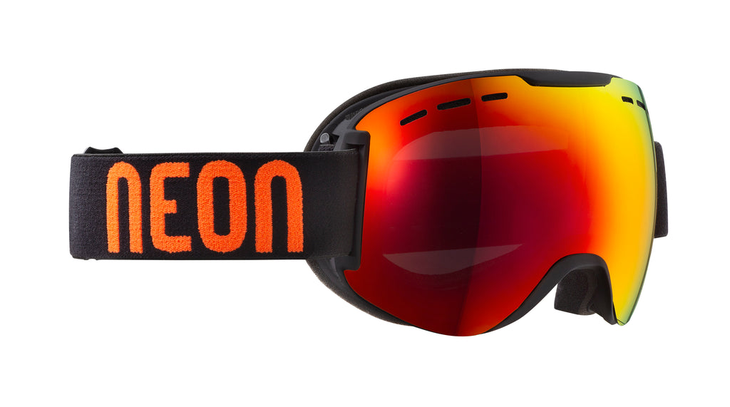 Neon Maschera Dragon - Black Red