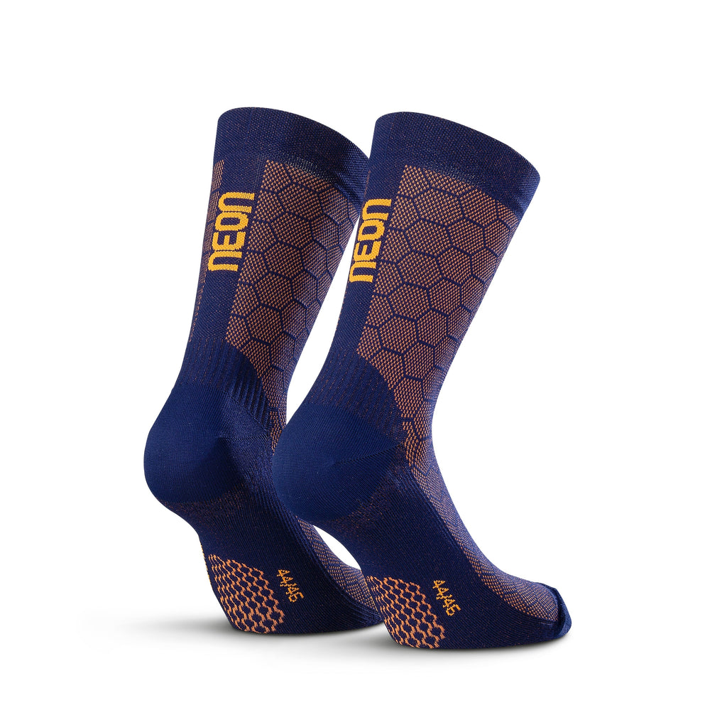Chaussettes Neon 3D Bleu Jaune