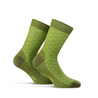 Neon 3D Socks Caki Yellow