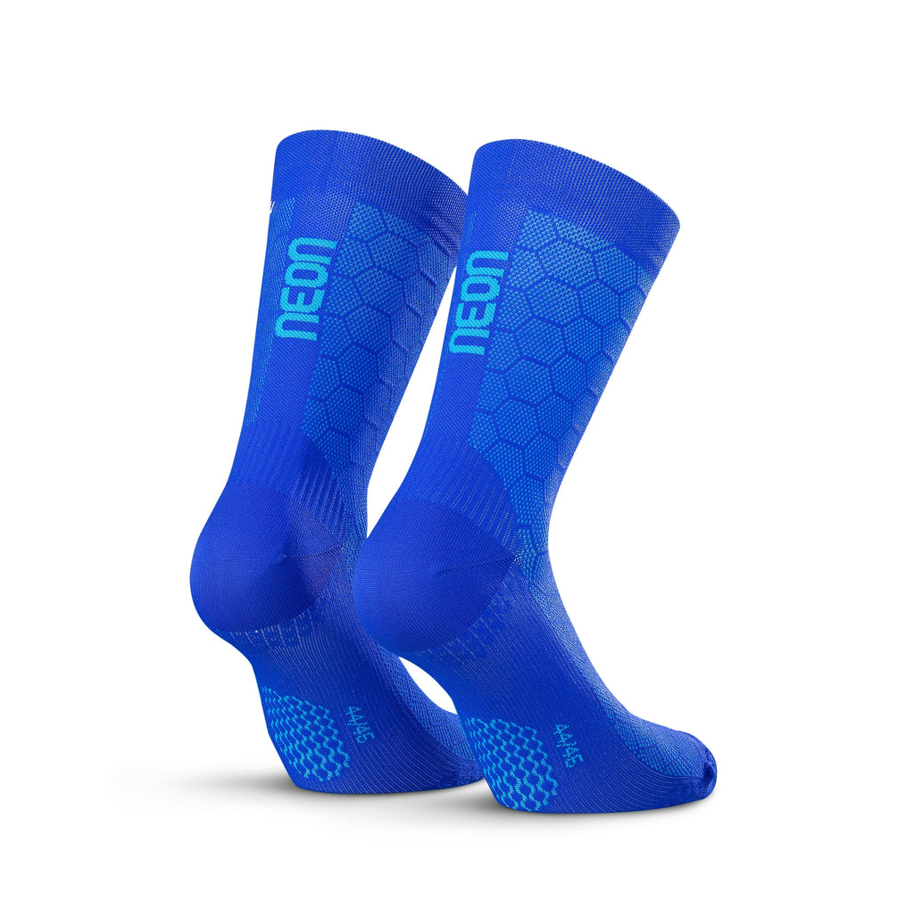 Chaussettes Neon 3D Bleu Jaune