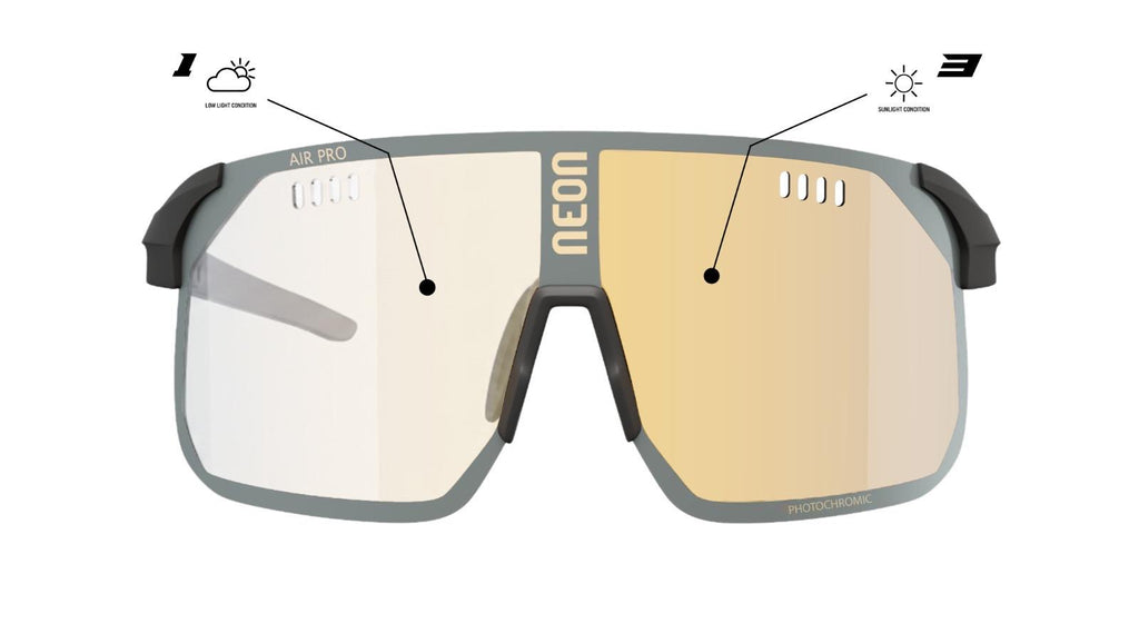 Neon Occhiale AIR PRO 2.0 - Black Fotocromatico Bronze