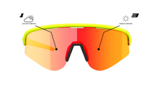 Carica l'immagine nel visualizzatore di Gallery, Neon Occhiale Arrow 2.0 AIR - Yellow Fotocromatico Red