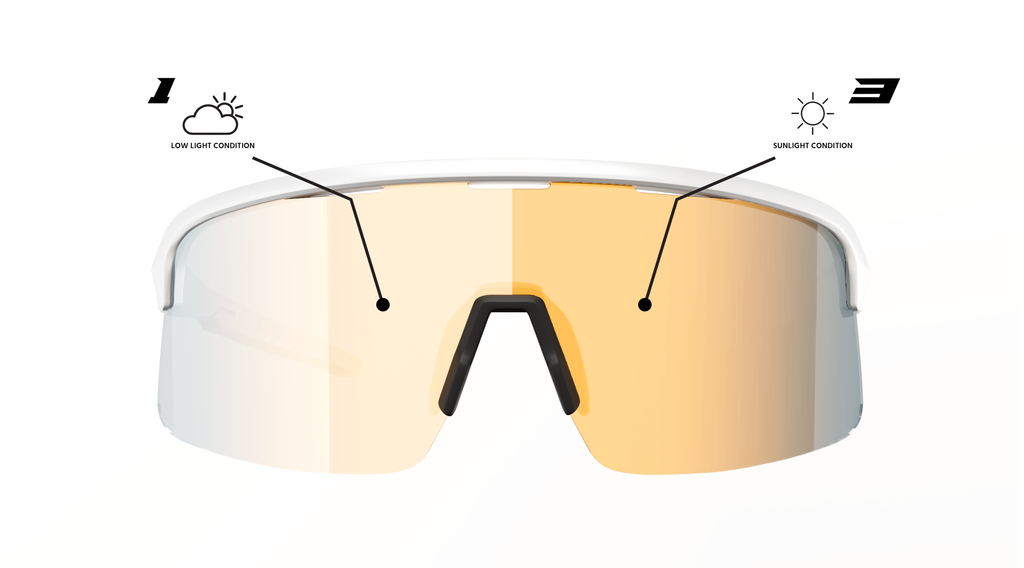 Neon Occhiale Arrow 2.0 - White Fotocromatico Bronze