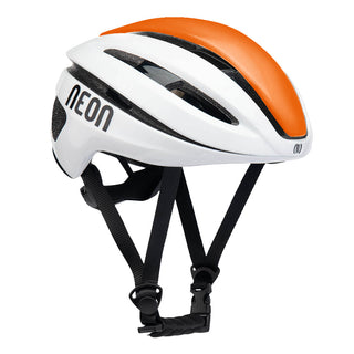 Neon Casco Road DRONE AIR - White Orange Fluo TG 55-59 CM