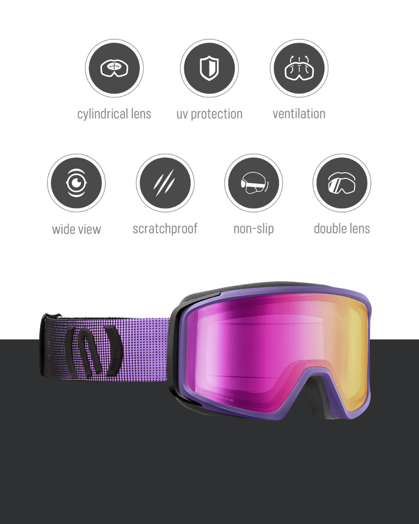 Neon Maschera Eclipse - Black Yellow