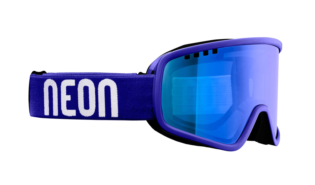 Neon Maschera da sci per occhiali da vista FORCE OTG - Blue Royal Fotocromatica Blue