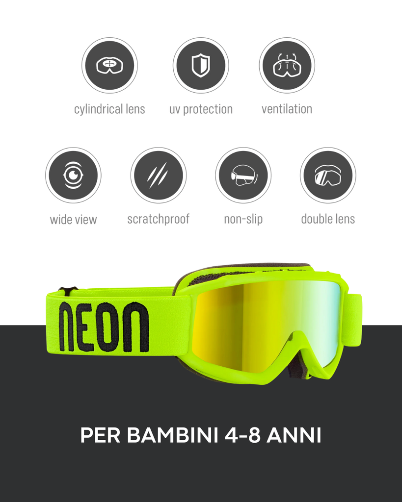 Neon Funny Mask - Orange