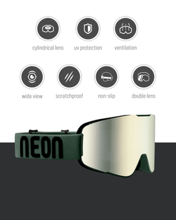 Neon Maschera Hype - Army green Bronze