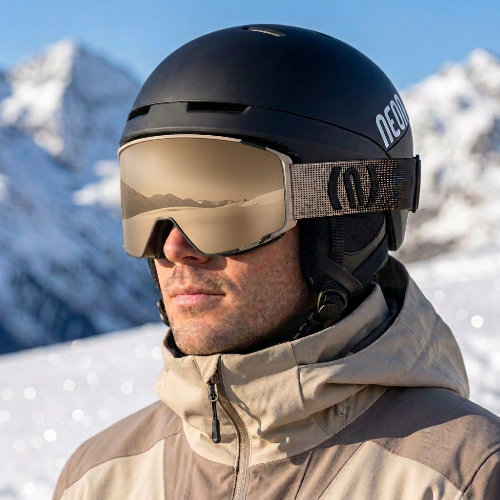 Neon Arctic Magnetic Mask - Black Violet