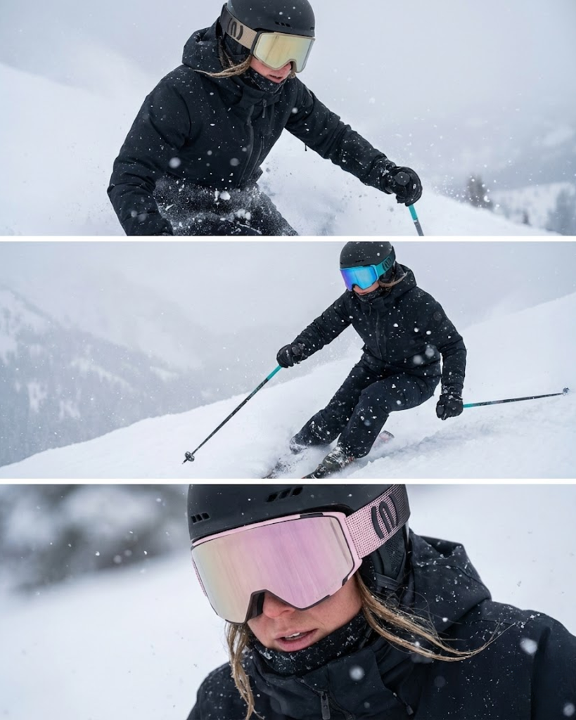 Neon Arctic Magnetic Mask - Black Violet