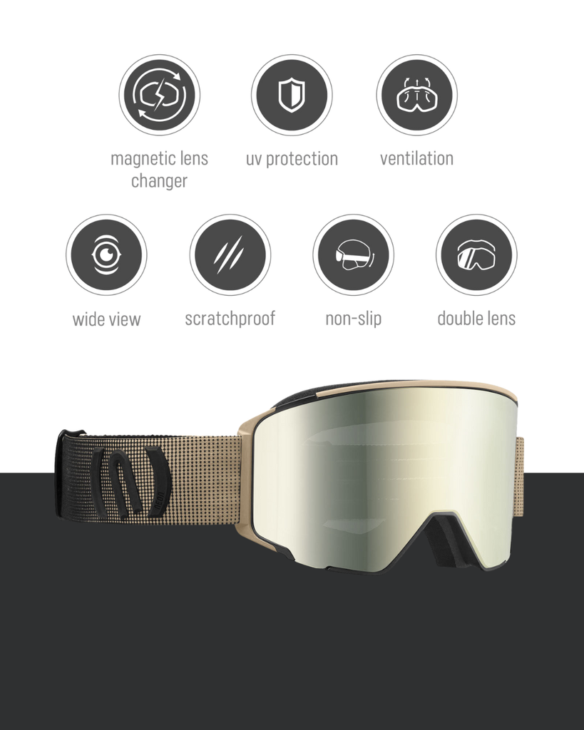 Neon Arctic Magnetic Mask - Black Violet