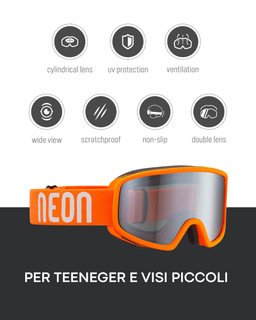 Neon Maschera Jolly - Orange
