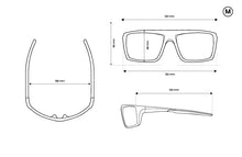 Carica l'immagine nel visualizzatore di Gallery, Neon Occhiale Jet 2.0 -  White Polarizzato Blue