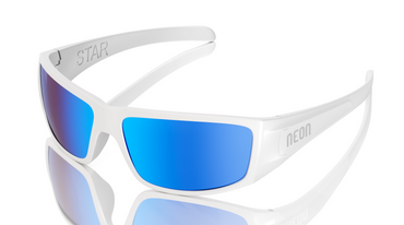 Neon Occhiale STAR - White Polarizzato Blue