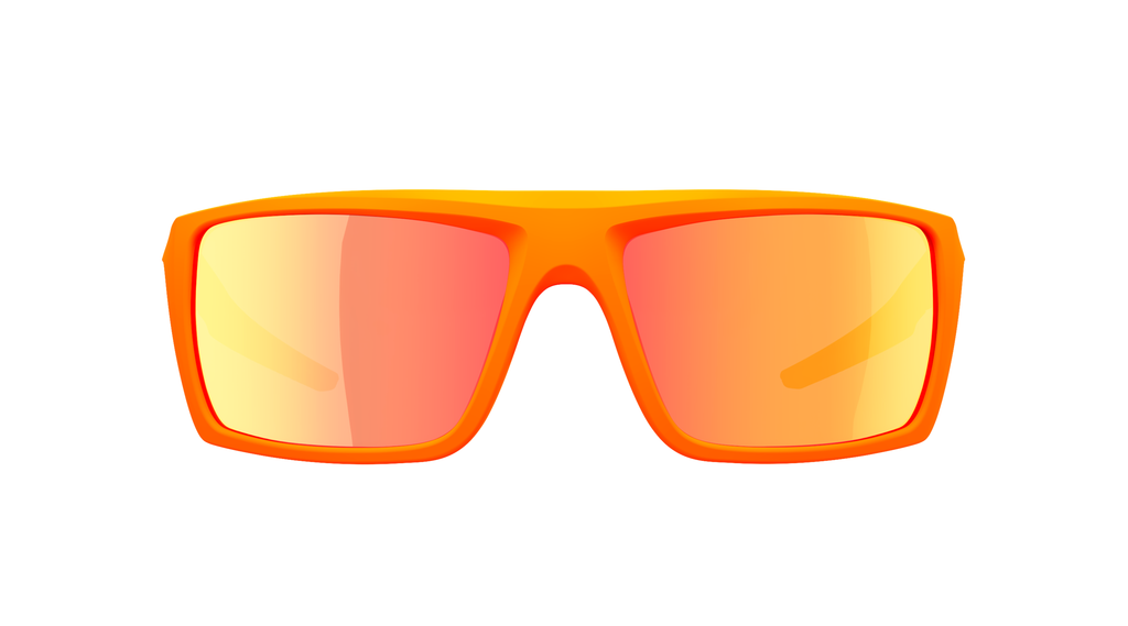Neon Occhiale Jet 2.0 - Orange Fluo Red