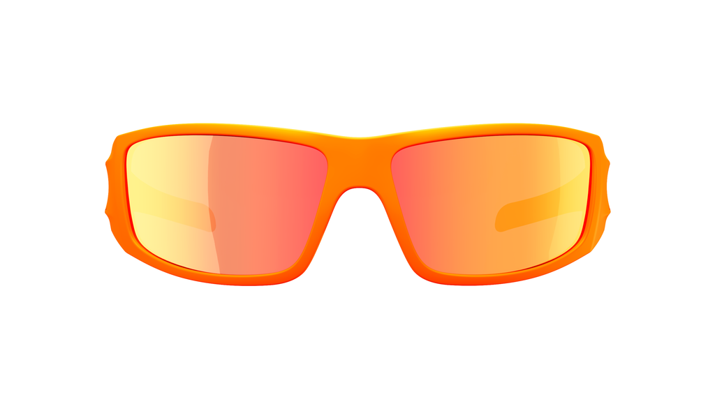 Neon Occhiale STAR - Orange Red