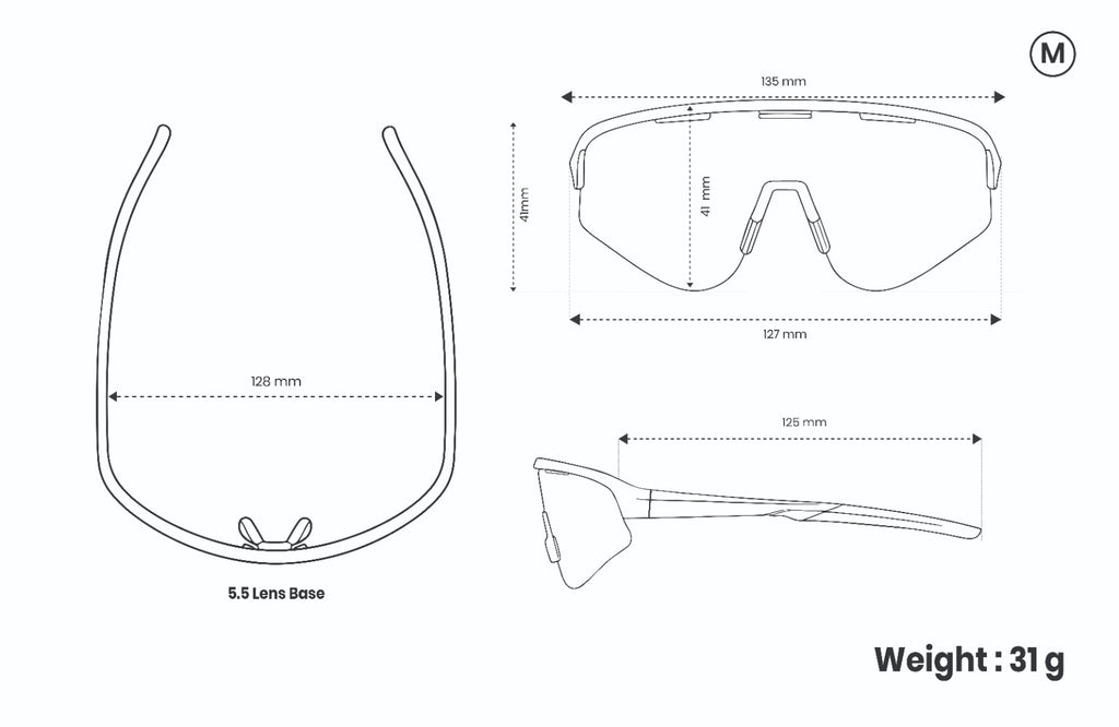 Lunettes Neon Arrow 2.0 - Rouge Photochromique