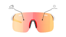 Load the image into the Gallery viewer, Neon Occhiale Sky 3.0  AIR - White Fotocromatico Red