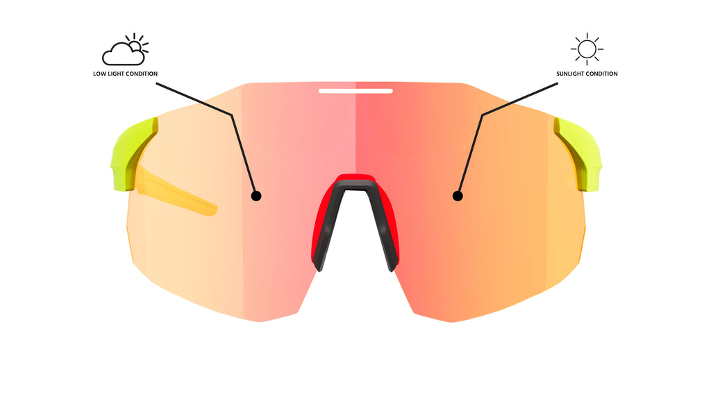 Neon Occhiale Sky 2.0 Air - Yellow Fotocromatico Red