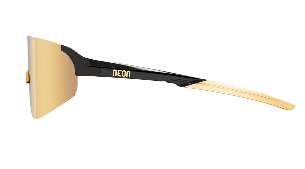 Neon Occhiale Superfly - Black Shiny Gold Limited Ed