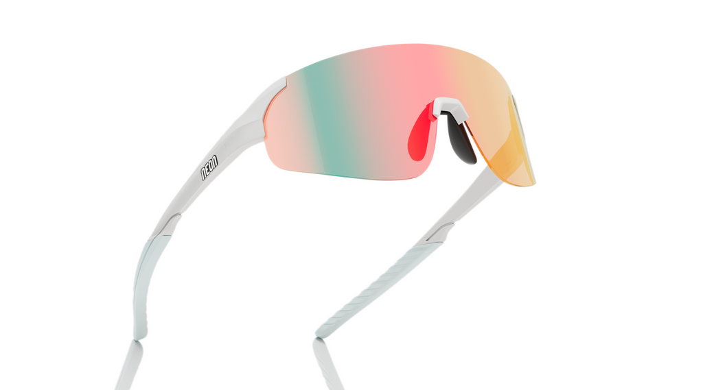 Neon Occhiale Superfly - White Fotocromatico Red