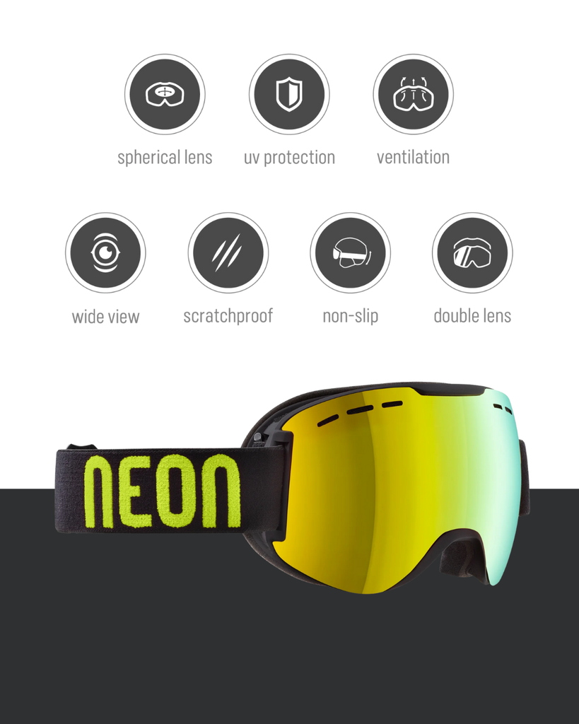 Neon Maschera Dragon - Black Pink