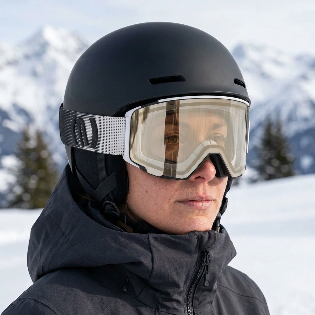 Neon Arctic Magnetic Mask - Black Violet