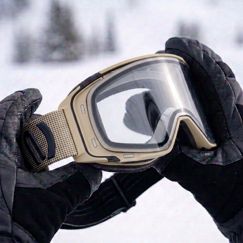 Neon Arctic Magnetic Mask - Black Violet