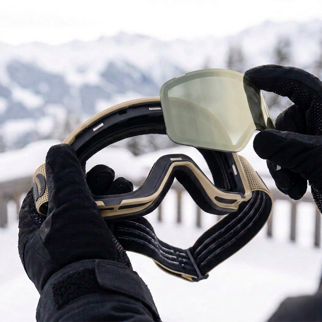 Neon Arctic Magnetic Mask - Black Violet