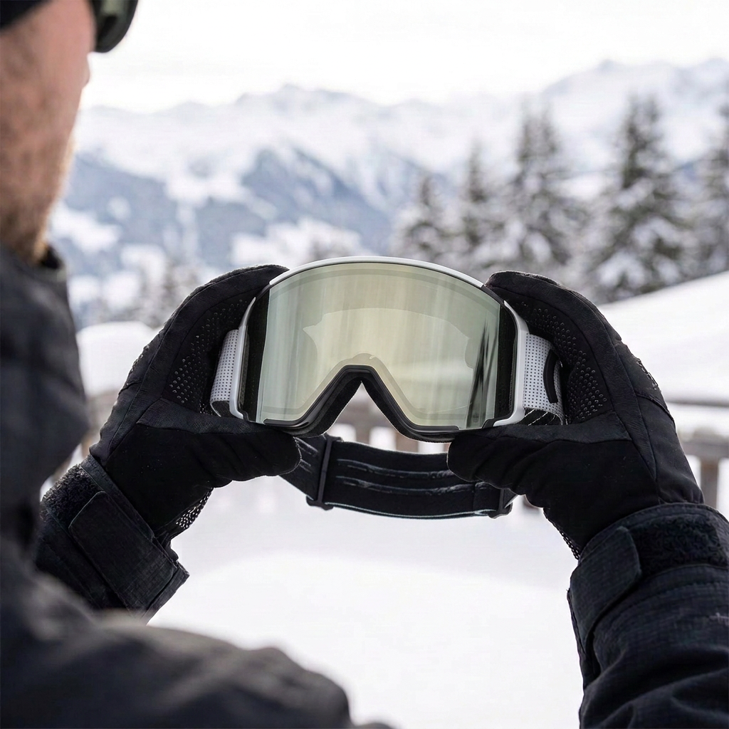 Neon Arctic Magnetic Mask - Black Violet