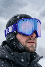 Carica l'immagine nel visualizzatore di Gallery, Indossato sulla neve con maschera FORCE OTG Blu Royal