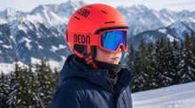 Carica l'immagine nel visualizzatore di Gallery, Neon Maschera Jolly - Red Fluo Specchiata Blue S2