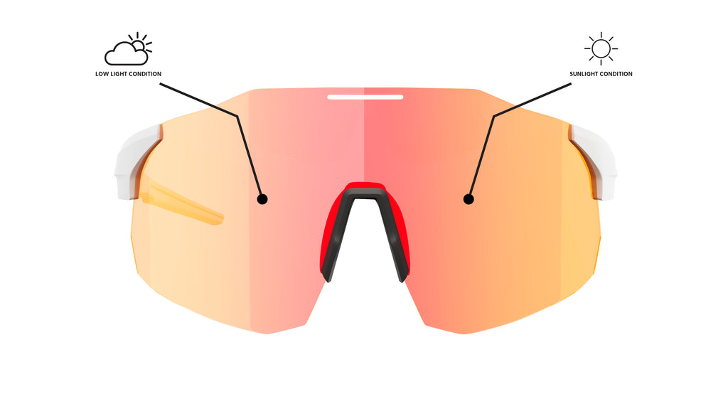 Neon Occhiale Sky 2.0 Air - White Fotocromatico Red
