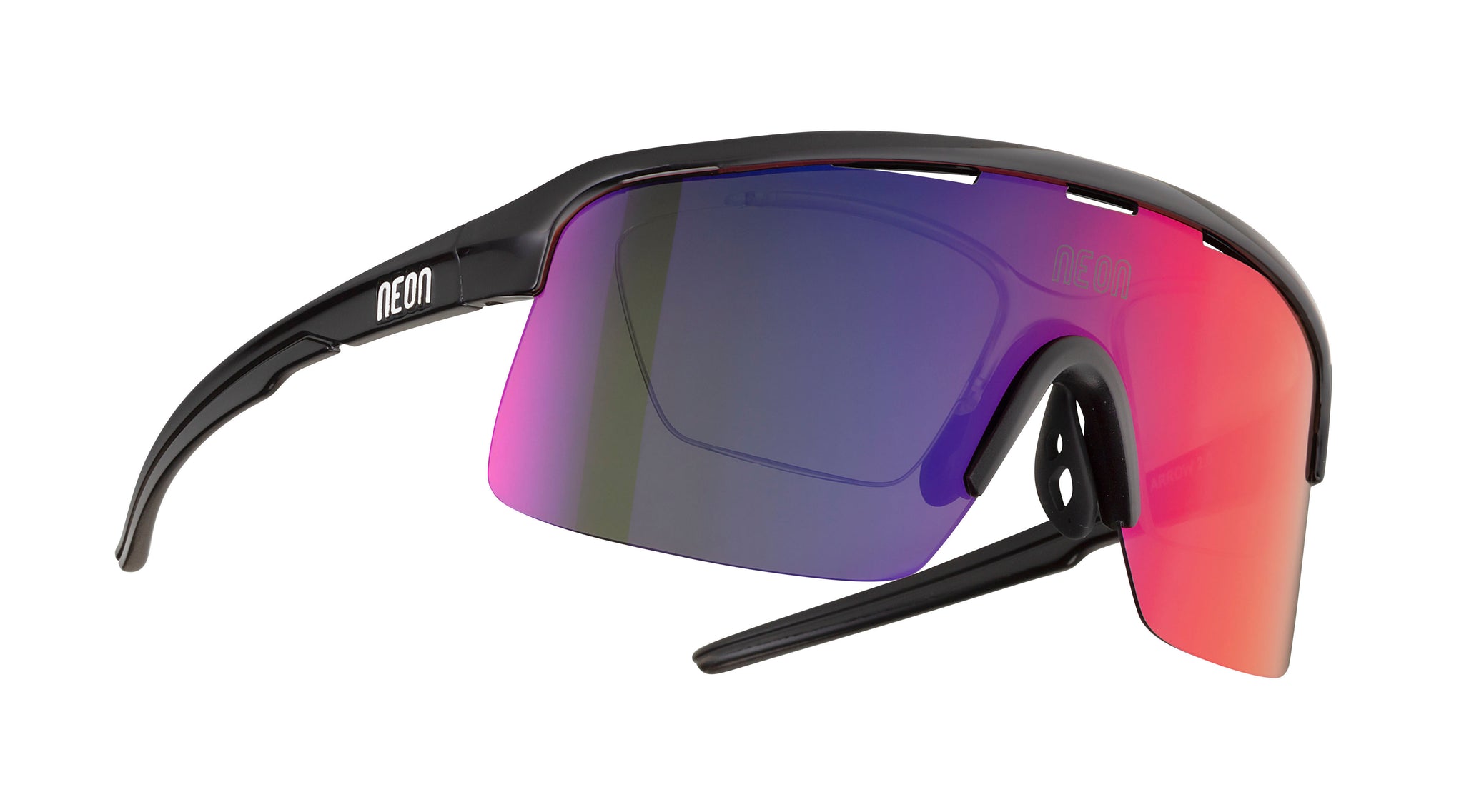 Off-White Alps Arrow Acetate Shield Sunglasses | Neiman Marcus
