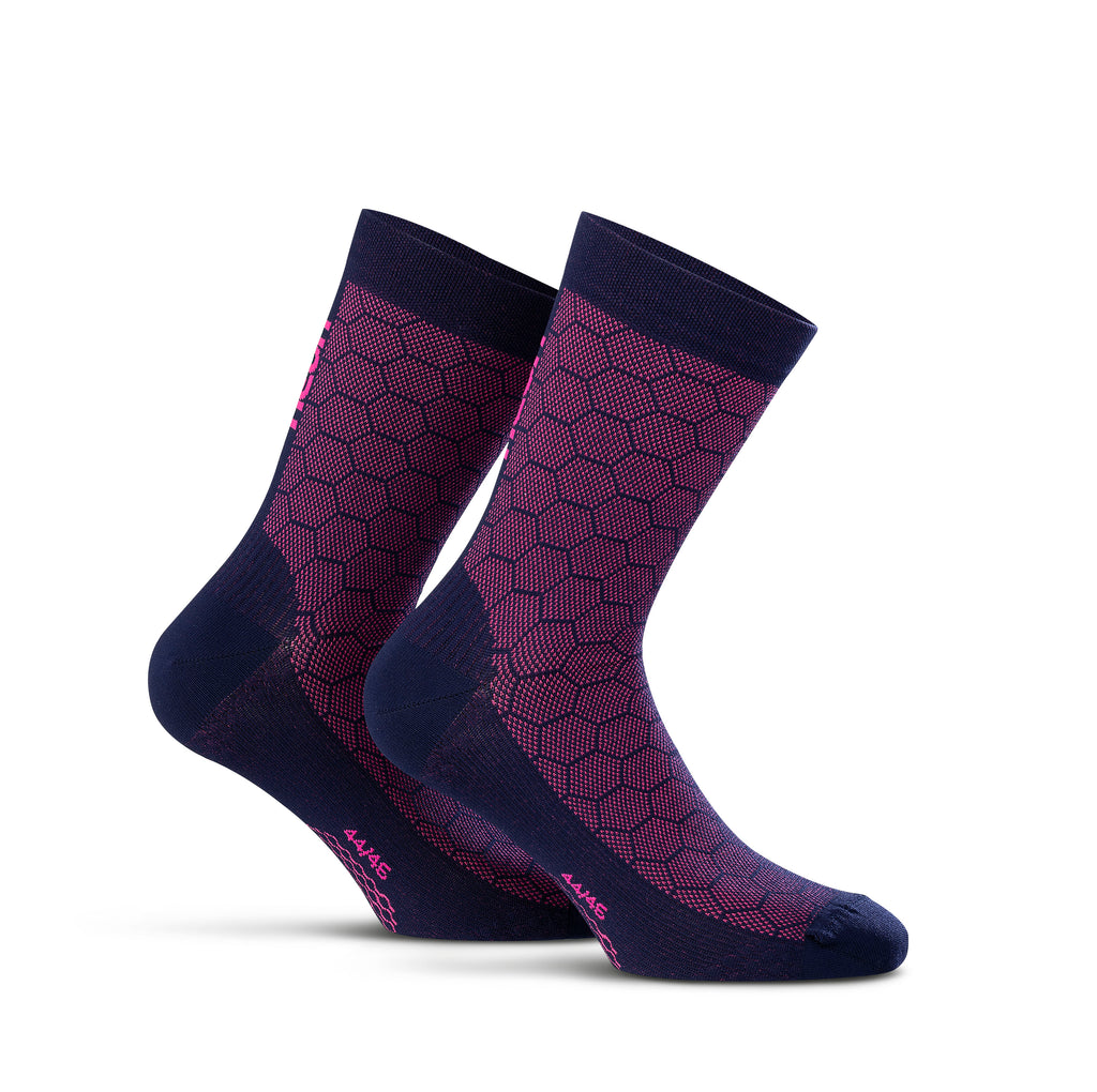 Neon 3D Socks Blue Pink
