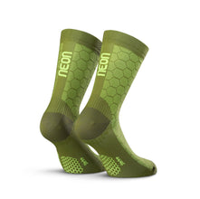 Chaussettes Néon 3D Jaune Caki