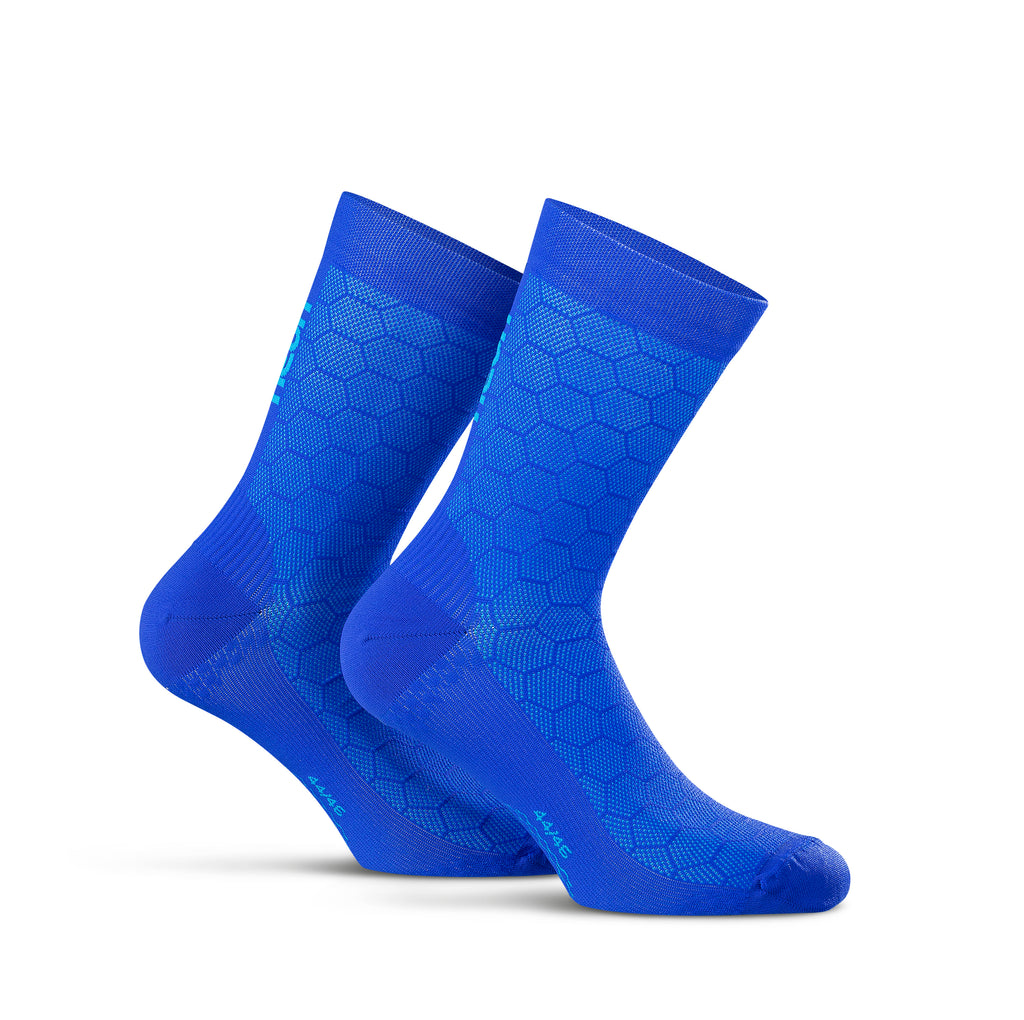 Neon 3D Socks Blue Royal