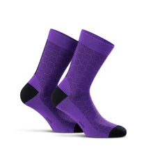Load the image into the Gallery viewer, Neon 3D Socks Violet